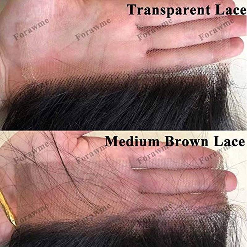 13X6 Ear To Ear Full Lace Frontal Closure - 14 Inch Natural Color, Pre-Plucked Body Wave Human Hair