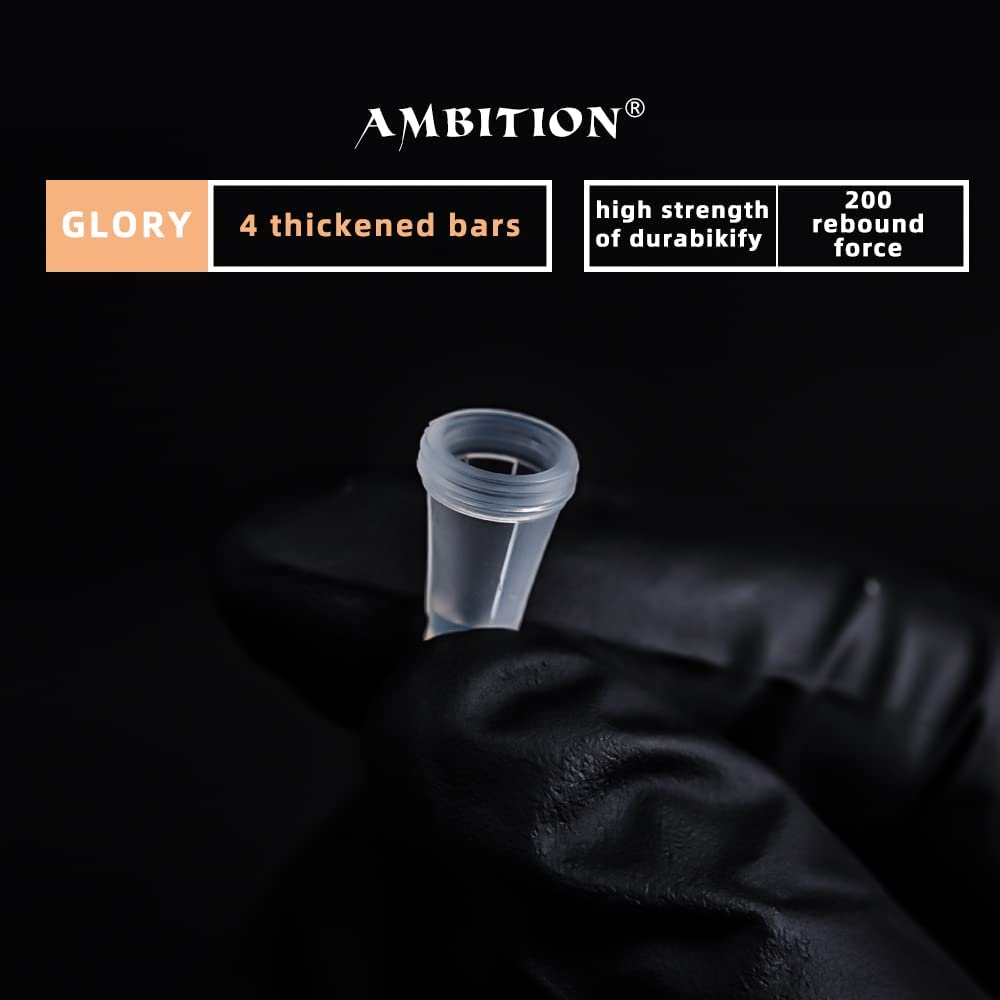 Ambition Glory Tattoo Cartridges #12 Standard 7RL Needles Disposable 50pcs 0.35mm 7 Round Liner for Rotary Tattoo Machine Supply