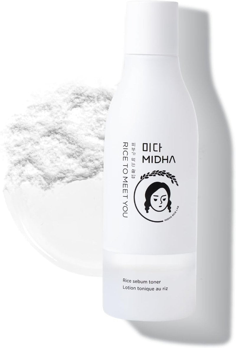 Rice Sebum Control Toner - Hydrating & Pore Refining 6.76fl.oz | Lightweight Vegan Formula for Oily & Sensitive Skin