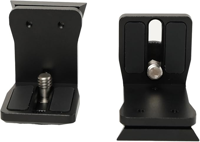 HangTon 1/4 to V-Lock Vertical Mounting Bracket, L-Shaped Adapter for Teradek Vaxis Wireless Transmitter ARRI Sony RED Camera Monitor Focus Motor