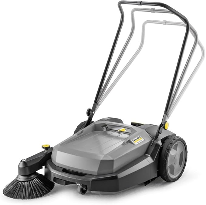 KÃ¤rcher Pro Walk Behind Outdoor Push Sweeper, KM 70/20 C, 1 Bristle Brush - 28" Working Width, 12 Gallon, Heavy Duty Broom - for Commercial Use in Warehouses, Workshops, and More