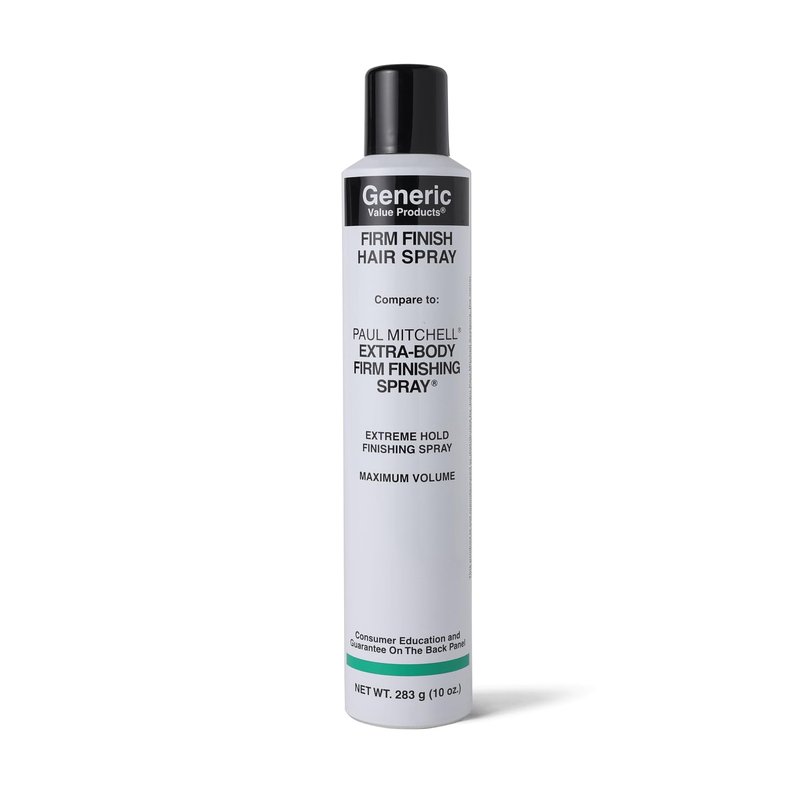Generic Value Products Firm Finishing Hair Spray Compare to ExtraBody Firm Finishing Spray