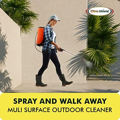 Outdoor - Concrete, Roof, Walls, Headstone, Deck, and Vinyl Siding Cleaner - RTU Outdoor Cleaner, Pack of 1