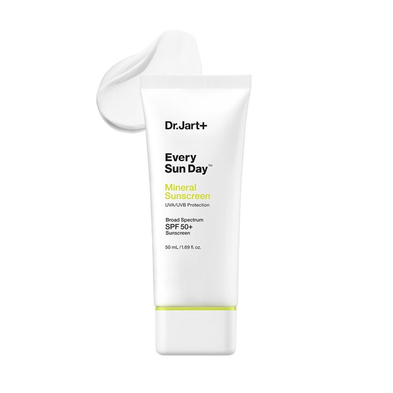 Dr.Jart+ Every Sun Day Mineral Korean Sunscreen SPF 50+ for Face with Zinc Oxide | Korean Skin Care | Travel Size, 1.69 Fl Oz