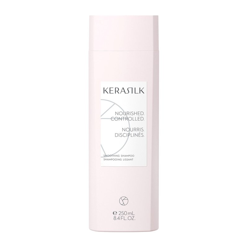 KERASILK Smoothing Shampoo |Intensively Nourishes | Tames Frizz & Smooths Strands | For Coarse, Frizzy, Unruly Hair | Improves Manageability for All Hair Types & Textures | 250ml