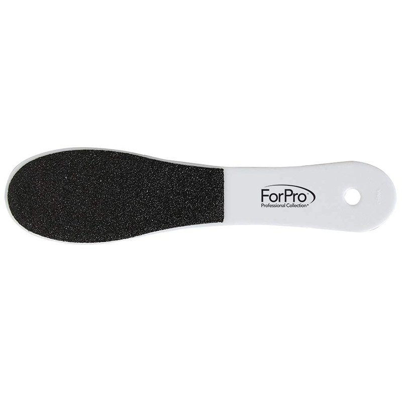 ForPro Professional Collection One ‘N Done Pedi File, Disposable Pedicure File for Feet & Heels, Double-Sided, Black 60/White 180 Grit, 9.5” L, 12-Count