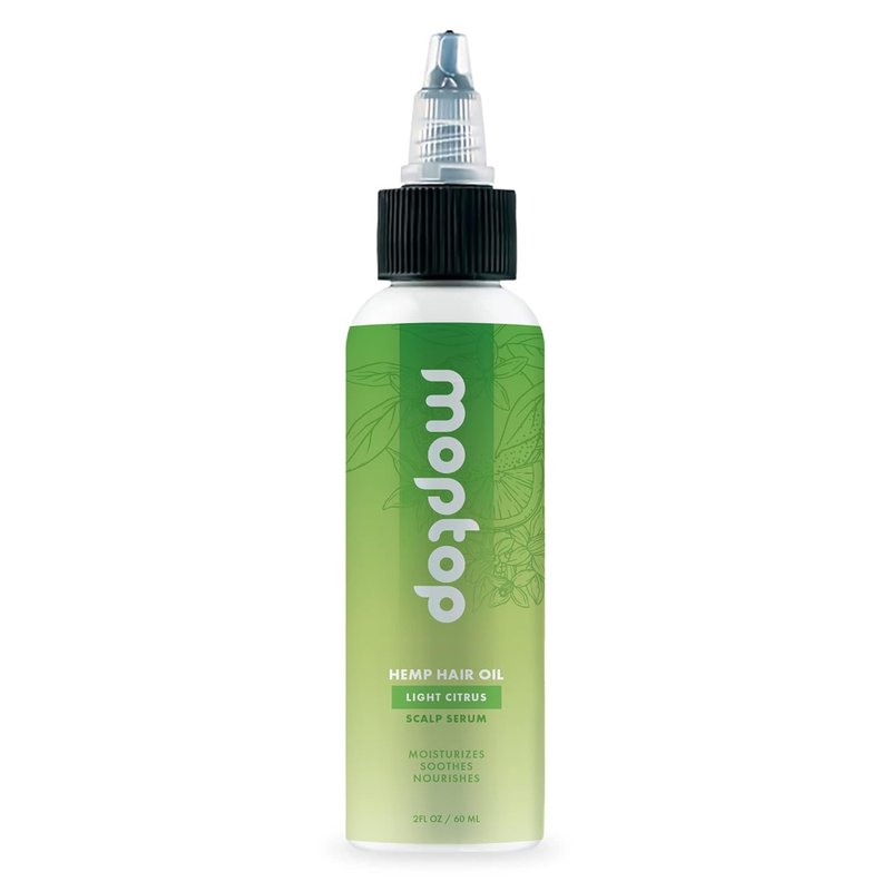Hemp Seed Oil for Hair - Natural Dry Scalp Treatment & Moisture Boost | Light Citrus, 2oz