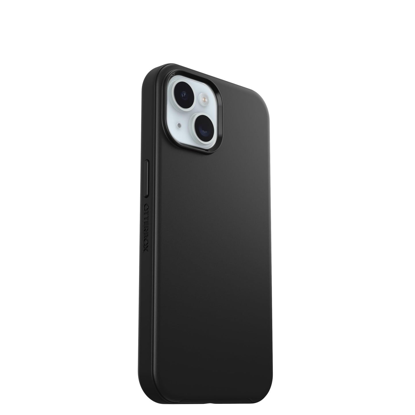 OtterBox iPhone 16e, 15, 14, & 13 Symmetry Series Case - Black, Snaps to MagSafe, Ultra-Sleek, Raised Edges Protect Camera & Screen
