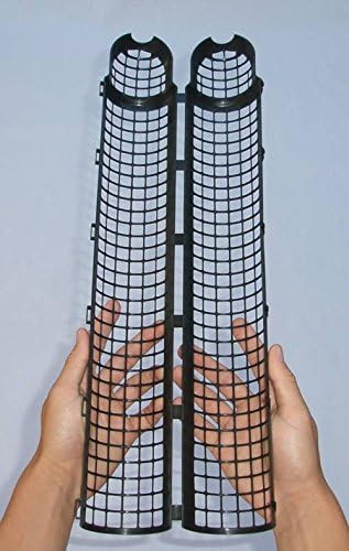 20 Gutter Cups Gutter Guards - 30 Feet Long - Best Gutter Cover Protection â Easy DIY Installation, no Tools Required â Stop Leaves and Pine Needles from Clogging Gutters