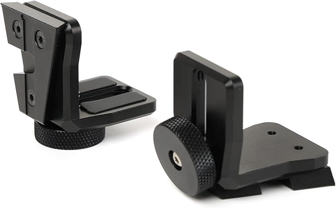 HangTon 1/4 to V-Lock Vertical Mounting Bracket, L-Shaped Adapter for Teradek Vaxis Wireless Transmitter ARRI Sony RED Camera Monitor Focus Motor