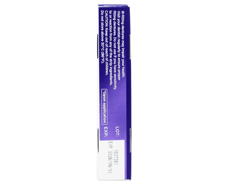 Super Poligrip Comfort Seal Denture and Partials Adhesive Strips, 40 Count (Pack of 4)