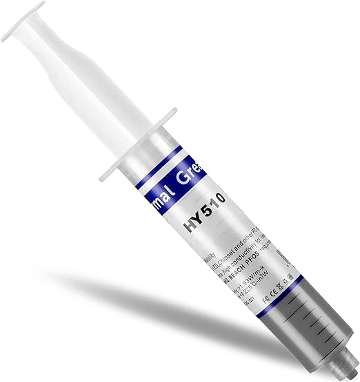 MoneyQiu HY-510-25g Thermal Conductivity: >1.93W/m-k CPU Thermal heatsink Paste Silicone Grease Compound Non-Conductive for pc CPU gpu PS4 25Gram