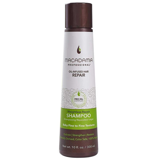 Macadamia Professional Nourishing Repair Hair Shampoo - Hydrating Argan Oil Cleanser for Damaged Dry Hair Care, Paraben & Sulfate Free, 10 fl oz