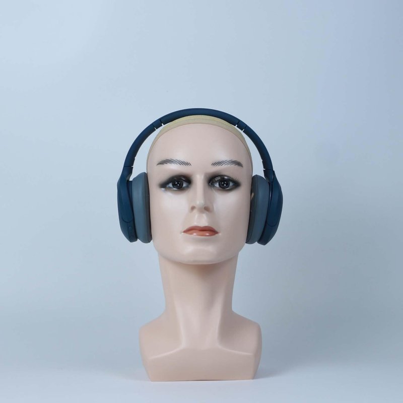 KIMUIMA Male Mannequin Head - Beige Tone, Intricate Facial Features for Wigs Holder, Photography Props, Retail Store Decor, Salon Styling Aid，Beauty Schools, Salon Training Tool