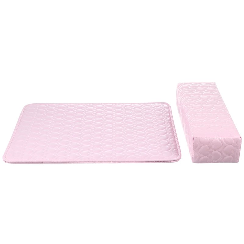 Beavorty Manicure Hand Pillow Wrist Rest Cushion Waterproof Nail Art Arm Support for Salon Use 14.76X11.41X0.39 Inch Comfortable Nail Tech Accessory