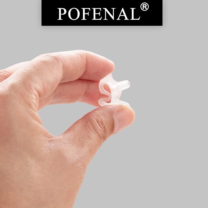 POFENAL Universal Replacement Insert Silicone Soft Earmold for Baofeng Motorola Kenwood Retevis Midland Two Way Radios Headset (White, 8 Pair, Large_2 Pair; Medium_4 Pair; Small_ 2 Pair)