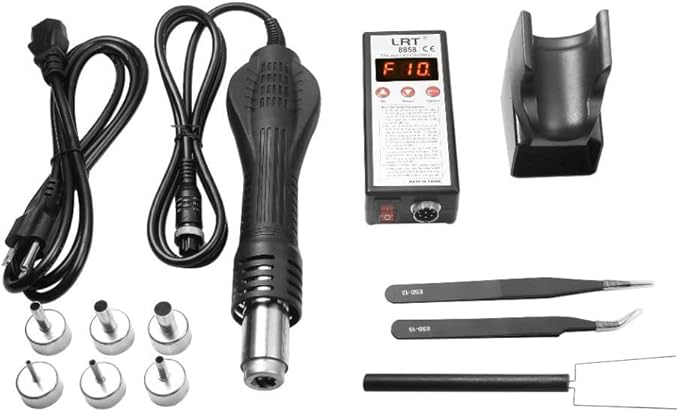 LRT 8858 Hot Air Rework Station, Digital Heat Gun for SMD Repair