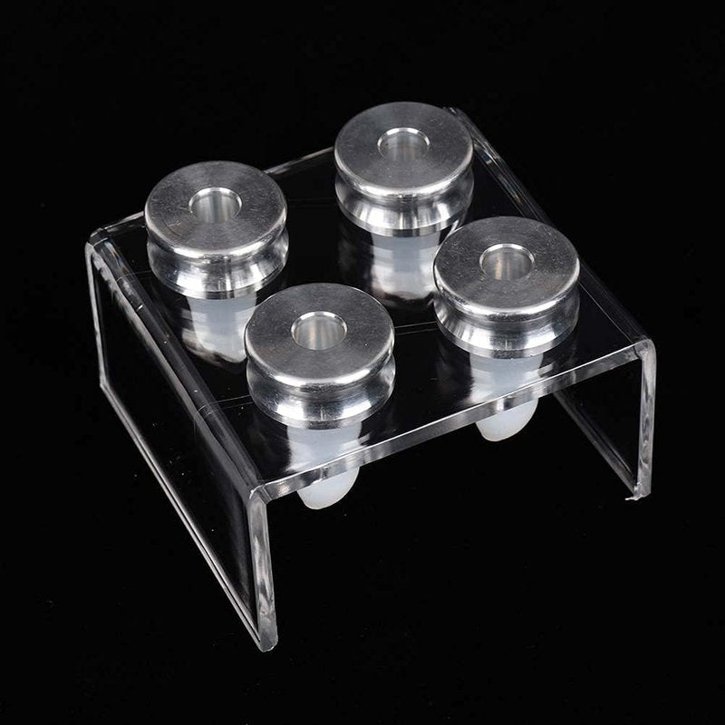 DIY Lipstick Mold - 9mm Silicone Lipstick Filling Tube for Handmade Lip Balm | 4 Holes Design