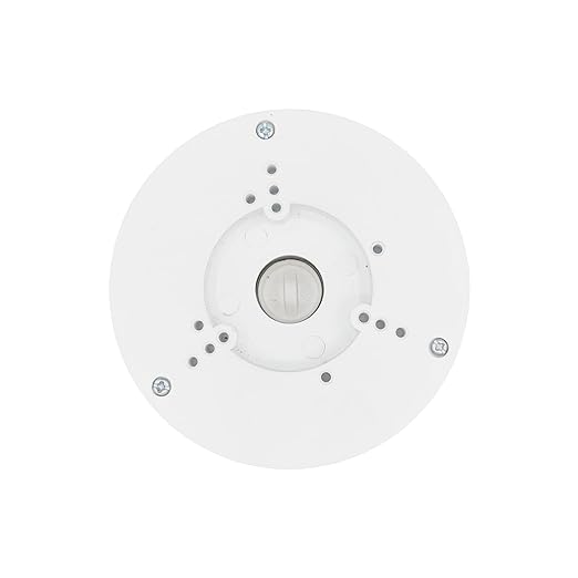 1 Pack PFA130-E Security Camera Junction Box (ABS) for Indoor & Outdoor Surveillance Camera - Security Camera Mount Bracket Waterproof Universal Camera Mount for Dome, Turret & Bullet Cameras (White)