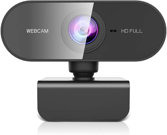 FWV Webcam with Microphone&1080P HD Web Cam,Stand for PC/MAC/Laptop/Desktop, Wide Angle Web Cameras for YouTube,Skype,Zoom,Xbox One,Video Calling,Studying and PS4