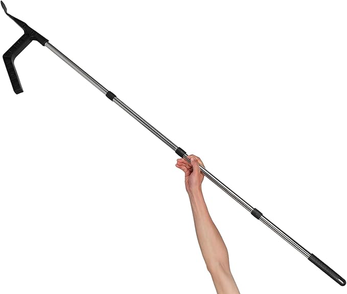 NUOBESTY 1 Set Gutter Cleaning Tools From The Ground Rain Gutter Cleaner With Poles Needed For Removing Leaves Debris Leaf Cleaning Tool