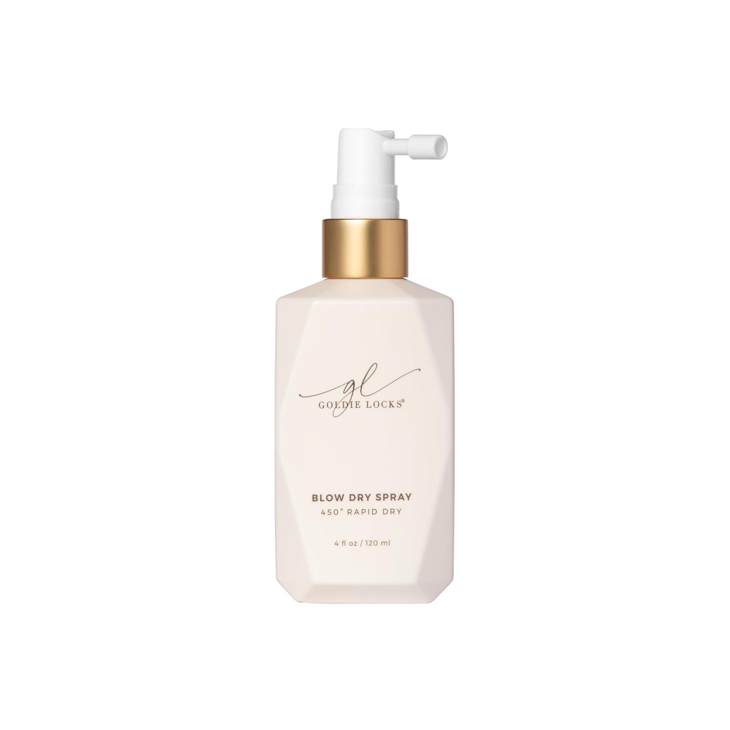 Goldie Locks Blow Dry Spray - 450°F Heat Protection and Frizz Control - Hydrating Blow Dry Mist with Style Memory - Safe for Extensions & Color-Treated Hair - Protein-Free - 4 fl oz
