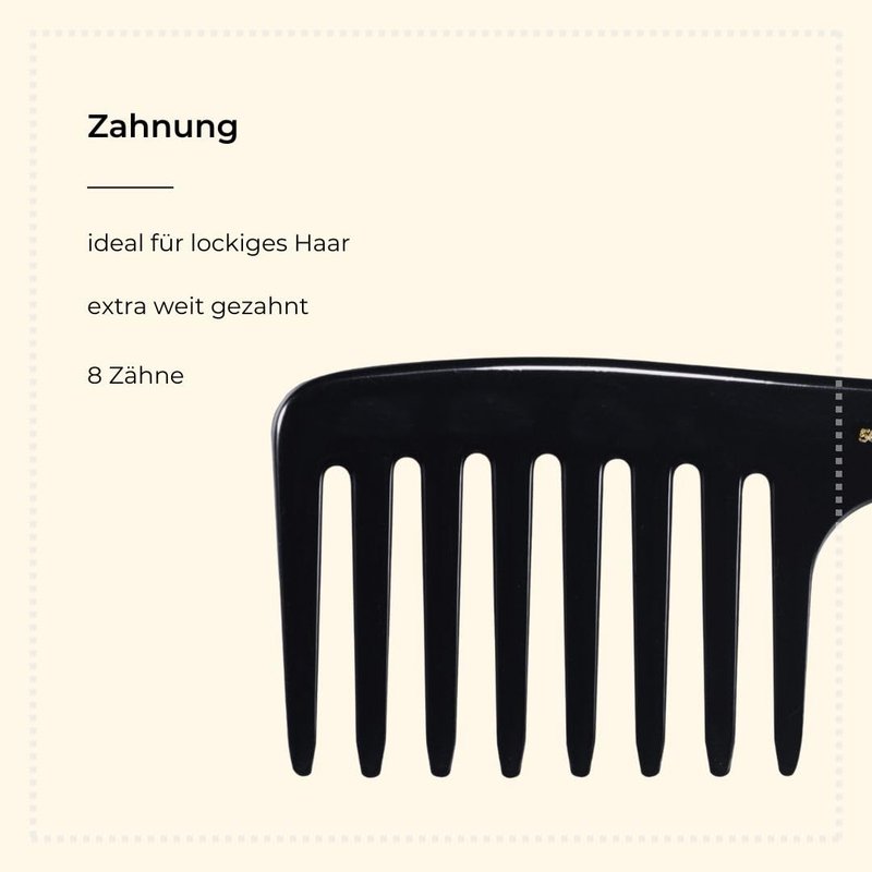 Hercules Sägemann, Magic Star comb, 9 inches, 1 set, (1 x 1 piece), 5660