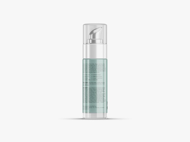 Na Pali Pure Sea Splash Facial Cleanser Hydrating Face Wash with Dead Sea Salts, Algae, Aloe & Green Tea – Gentle, pH-Balanced Daily Cleanser for All Skin Types – 6.7 fl oz