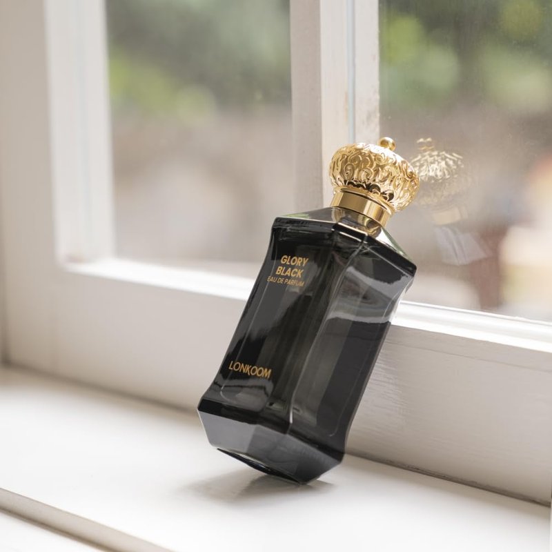 Lonkoom Regal Gold Unisex Perfume for Women Men, Fruity Gourmand Eau De Parfum Spray Long-Lasting Fragrance 3.4 Fl Oz/100ml, Tropical Notes of Orchid Heliotrope Tangerine Vanilla Musk Sandalwood
