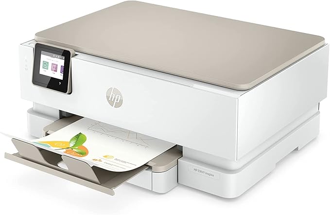 HP Envy Inspire 7255e Wireless Color Inkjet Printer, Print, scan, copy, Easy setup, Mobile printing, Best-for-home, 3 month Instant Ink trial included, AI-enabled (1W2Y9A)