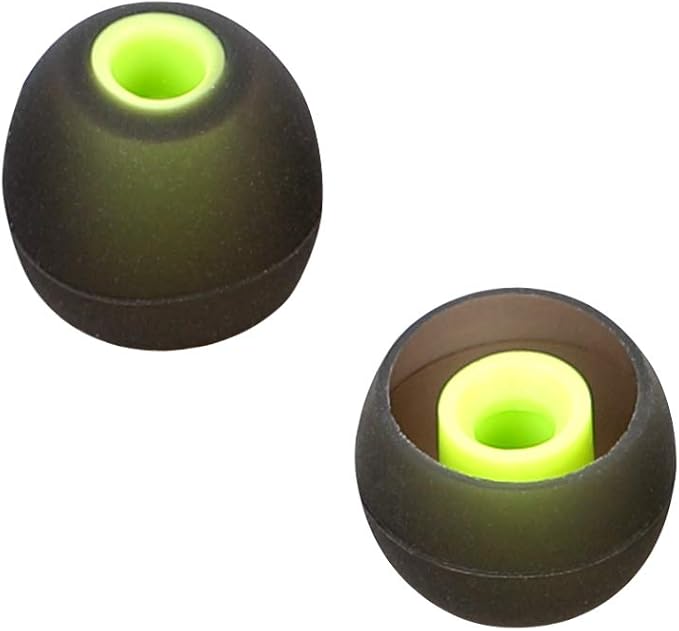 CYADCI Earbud Silicone Ear Tips Replacement Earbuds Gels for Popular In-Ear Headphones Other Inner Hole 3.8mm - 5.1mm 9 Pairs S/M/L