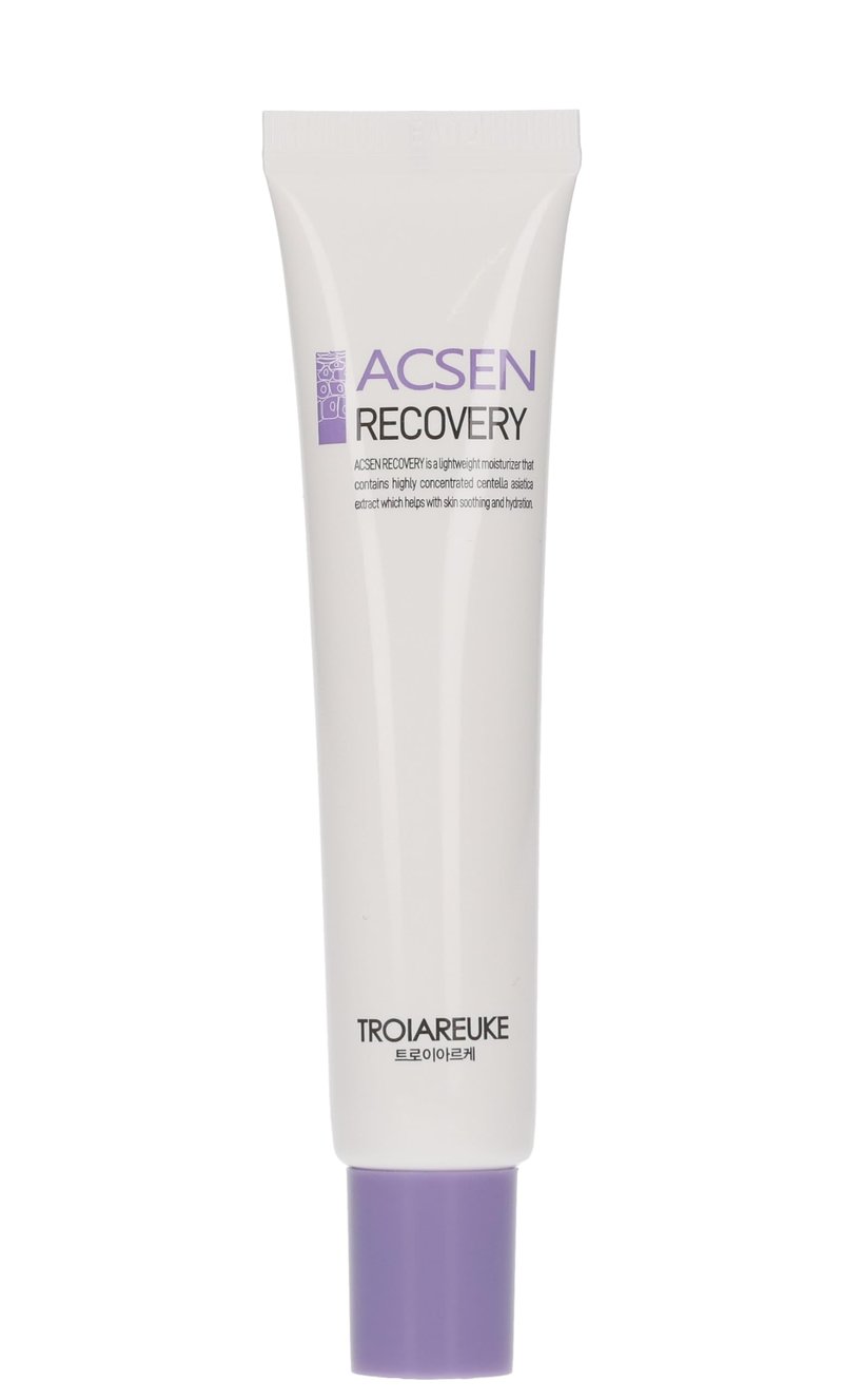 TROIAREUKE ACSEN Recovery Cream | Hydrating and Soothing Facial Moisturizer with Centella Asiatica, Olive Oil, and Squalane For Sensitive, Dry, and Dehydrated Skin, Reduces Signs of Acne Scars