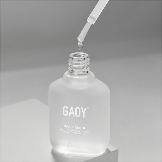 GAOY Nail Primer, 16ml Acid-Free Natural Nail Prep Bond Primer, Air Dry for Acrylic and Gel Polish
