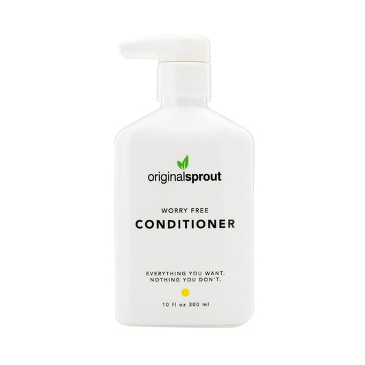Original Sprout Worry Free Conditioner, Gentle Nourishing Hair Conditioner for All Hair Types, Softens, Detangles & Adds Shine, Vegan & Cruelty-Free, Safe for Kids, Teens and Adults, 10 fl oz