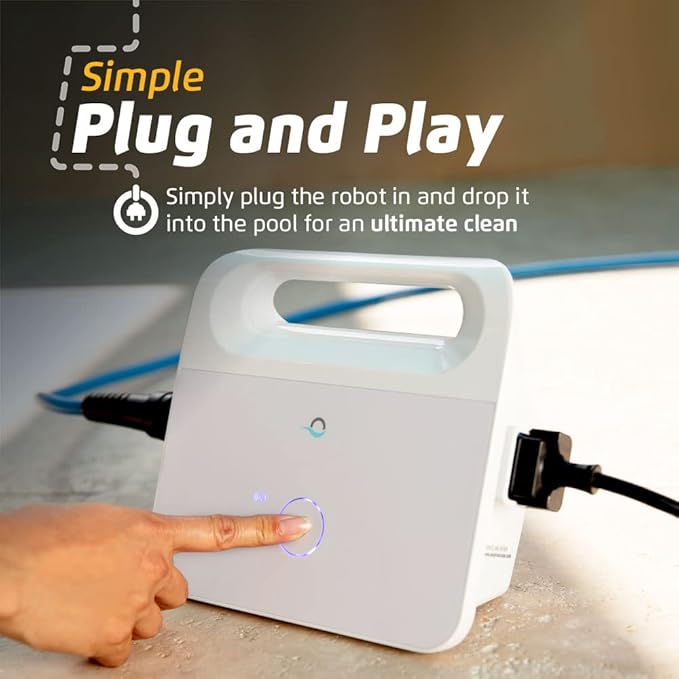 Dolphin Nautilus CC Pro Wi-Fi Automatic Robotic Pool Vacuum Cleaner Includes Ultra-Fine Filters for an Ultimate Clean, Ideal for In-Ground Pools up to 50 FT in Length