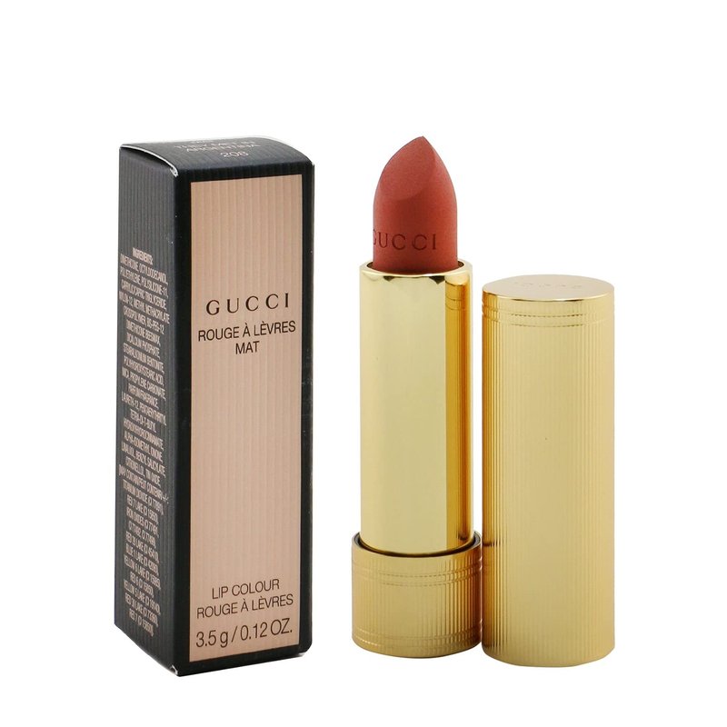 Gucci (W) Matte Lip They Met in Argentina Warm Rosewood #208