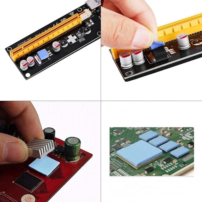 AIYUNNI Thermal Pad, 200x200x3mm, Highly Efficient 6.0 W/mK, Insulated Heat Resistant Silicone Pad for IC SSD CPU GPU Heat Sink LED Cooling