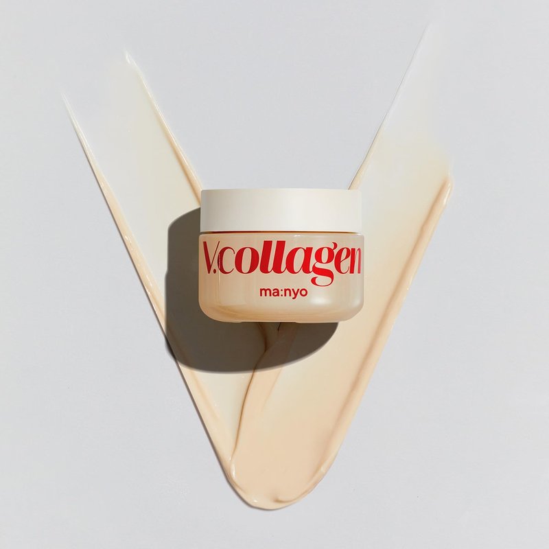 ma:nyo V.collagen Heart Fit Cream (50ml/1.69fl oz) - Vegan, Reduce wrinkles, Face Lift effect