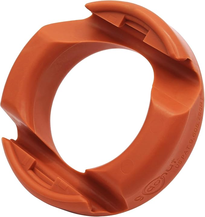 GoDonut Original – Smartphone and Tablet Stand – Compatible with Devices UP to 0.5" Thick Including Protective Cases - for use at Work, at Home, Travel and on-the-go – Orange