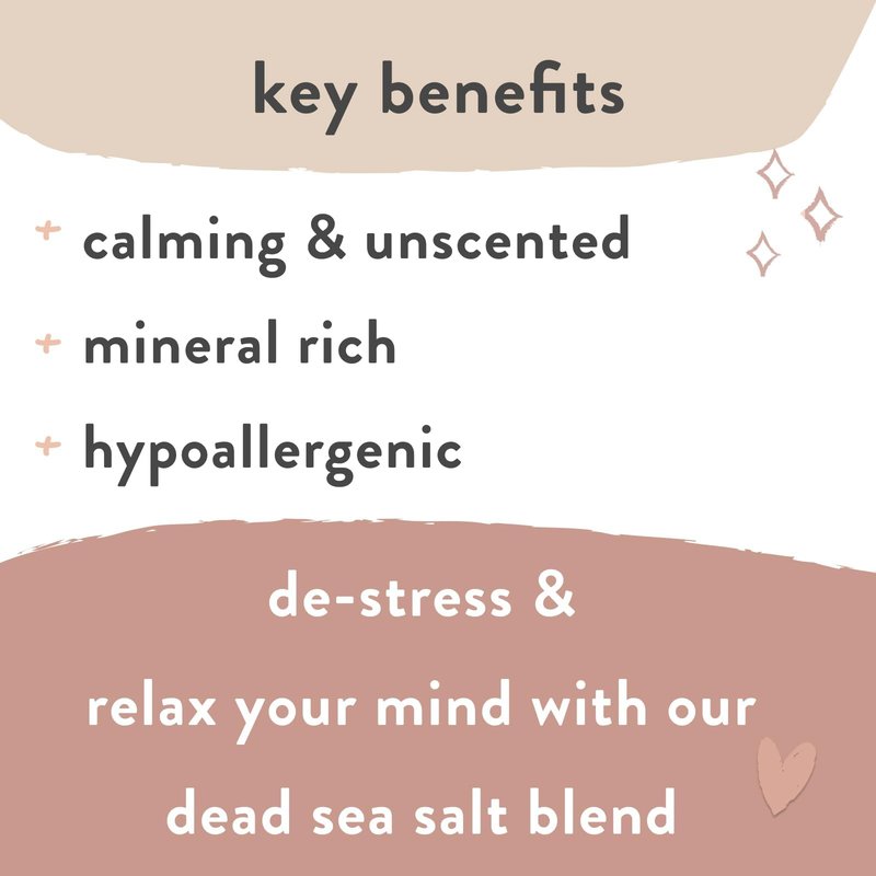 The Honest Company Mama Me Moment Soaking Salts Calming Mineral-rich Dead Sea Salt Soak 2 lbs