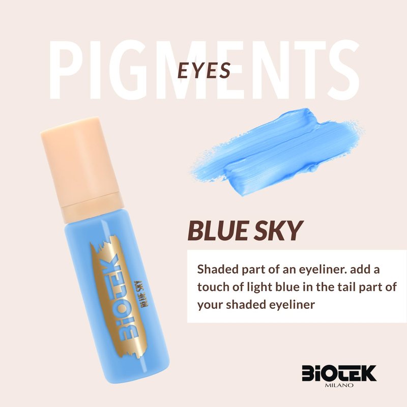 Eyes Pigment for Permanent Makeup - Warm Brown Color for Eyes and Eyeliner - Made in Italy - Warm Brown 0,61 fl.oz.