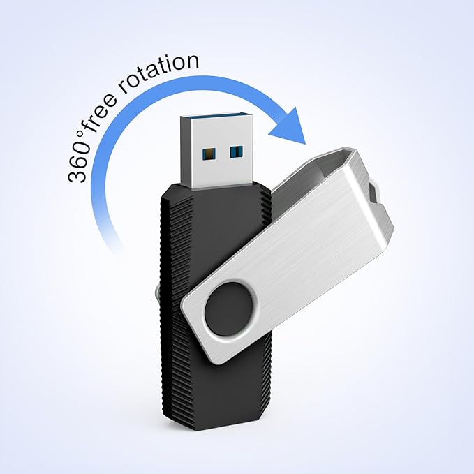 TOPESEL USB Flash Drives 5 Pack 64GB USB 3.0 Flash Drive Thumb Drive USB Flash Drive USB Memory Stick USB Memory Stick for PC laptops(64GB 5Pack)