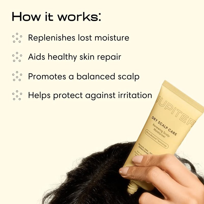 Jupiter Hydrating Scalp Moisturizer - Nourishing Daily Hair Care for Scalp & Hair | Color-Safe, 2.1 fl. oz.
