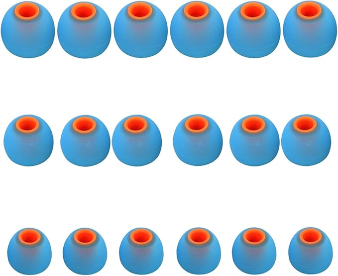 MMYQXI Earbud Replacement Tips Silicone Earbud Tips Earbud Caps Fit for in-Ear Headphones (Inner Hole 3.8mm -5.1mm) Earbud Rubber Tips Ear Tips 9 Pairs S/M/L