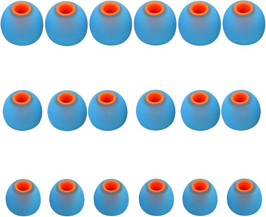 MMYQXI Earbud Replacement Tips Silicone Earbud Tips Earbud Caps Fit for in-Ear Headphones (Inner Hole 3.8mm -5.1mm) Earbud Rubber Tips Ear Tips 9 Pairs S/M/L