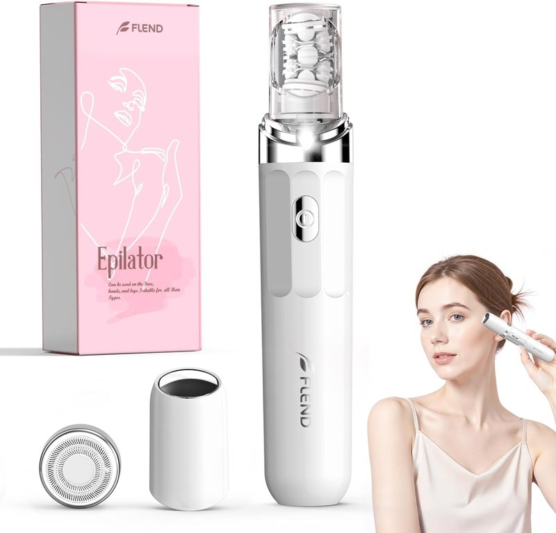 Epilator,2 in 1Epilator for Women Rechargeable,Womens Electric Shaver with LED Light,Rechargeable,Hair Removal for Women Legs/Face/Bikini/Arms,Smooth Epilator Trimmer Travel Kit Set Upgrade