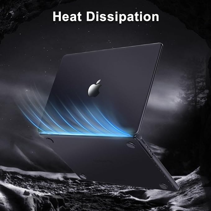 MOSISO Compatible with MacBook Pro 16 inch Case M5 2026 M4 M3 M2 M1 2025-2021 A3429 A3428 A3403 A3186 A2991 A2780 A2485, 4 in 1 Kit Seamlessly Closes Anti-Fingerprints Hard Shell, Space Black Clear