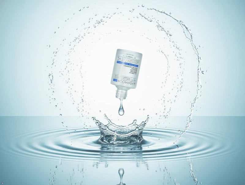 HARAMOON Hydrating Ampoule with Beta Glucan, Hyaluronic Acid, Niacinamide, and Adenosine | Fragrance Free Korean Skin Care Serum | Vegan, EWG Verified