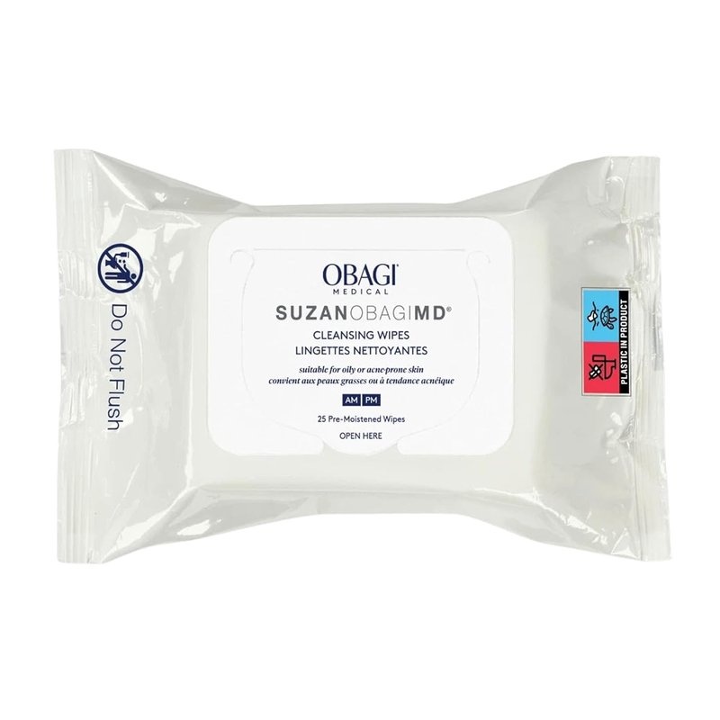 On-The-Go Cleansing Wipes for Oily & Acne-Prone Skin | 25 Count