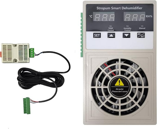 Stropum Auto Small Dehumidifier110V/240V Mini Dehumidifier With Temperature Control Switch For Grow Tent,Electric Box,Storage Cabinet,Closet,Tiny Space